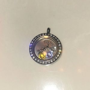 Origami Owl Locket with Charms